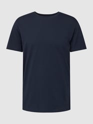 T-Shirt mit Label-Detail Modell 'ASPEN' von Selected Homme Blau - 29