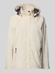 parka met capuchon en verborgen ritssluiting van G.I.G.A. DX Beige - 36
