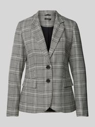 Blazer met klepzakken van More & More Grijs / zwart - 34