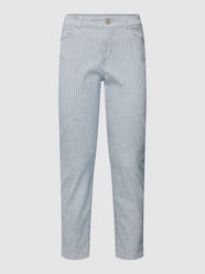 Slim Fit Hose im 5-Pocket-Design von Christian Berg Woman Blau - 35