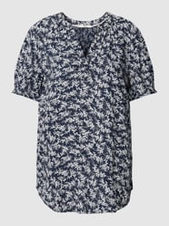 Bluse mit Allover-Muster von Esprit Blau - 16