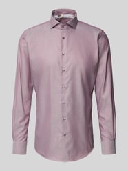 Slim fit zakelijk overhemd met haaikraag van Profuomo - 12