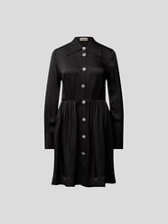 Blusenkleid mit Umlegekragen von Custommade Schwarz - 22