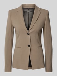 Wollen blazer met paspelzakken van Windsor Bruin - 20