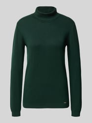 Slim Fit Rollkragenpullover aus Viskose-Mix von MORE & MORE - 47