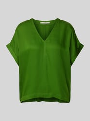 Regular fit blouse met V-hals van Lanius - 3