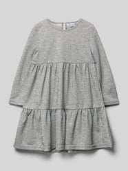 Kleid mit Rundhalsausschnitt von Happy Girls Grau - 9