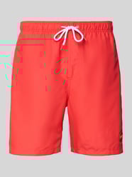 Regular Fit Badehose mit Label-Patch Modell 'Mike' von Shiwi - 17