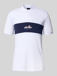 Slim fit poloshirt met labelprint, model 'MACKENNA' van Ellesse - 25