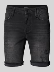 Skinny Fit Jeansshorts im Destroyed-Look von Antony Morato - 17