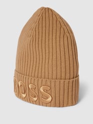 Beanie mit Label-Patch Modell 'Zaryan' von BOSS - 46