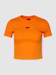 Kort T-shirt met ronde hals, model 'Deluisa' van HUGO Oranje - 47