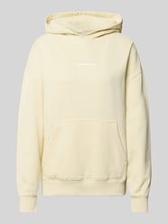 Oversized hoodie met labelstitching model 'CLARITA' van PEGADOR - 4