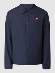 Hemdjacke mit Label-Patch von Wood Wood Blau - 1