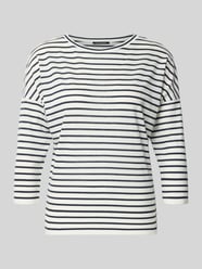 Longsleeve z mieszanki lyocellu i bawełny z rękawem 3/4 od Luisa Cerano - 34