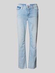 tapered fit jeans van katoenmix model 'PIPER' van CAMBIO - 14