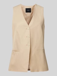 Weste mit Knopfleiste Modell 'Noronja' von Someday Beige - 47
