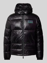 Steppjacke mit Label-Patch Modell 'SHINY' von EA7 Emporio Armani Schwarz - 24