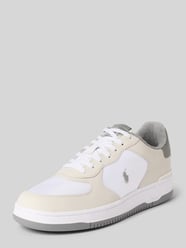Low Top Sneaker aus Leder-Mix Modell 'MASTERS' von Polo Ralph Lauren - 34