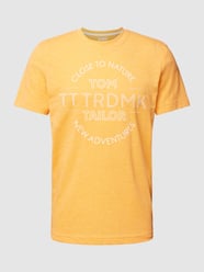 T-Shirt mit Label-Print von Tom Tailor Orange - 19
