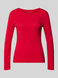 Bluzka z długim rękawem o kroju slim fit z czystej bawełny od Christian Berg Woman - 9