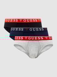 T-shirt, per twee verpakt  van Guess Grijs / zwart - 19