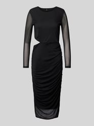 Eng anliegendes Maxikleid aus Mesch Modell 'PARIS' von Only - 4