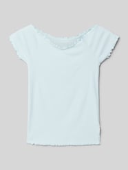 Slim Fit T-Shirt mit Carmen-Ausschnitt von Tom Tailor - 31