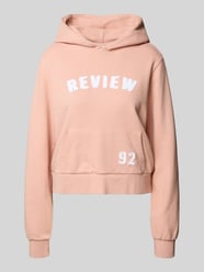 Bluza z kapturem od Review Fuksjowy - 47