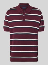 Regular Fit Poloshirt mit Polokragen von Christian Berg Men Bordeaux - 18