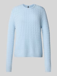 Regular fit gebreide pullover van viscosemix, model 'FIA' van Pieces - 48