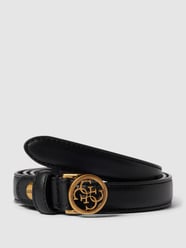Riem met labeldetails, model 'SILVANA' van Guess Grijs / zwart - 11