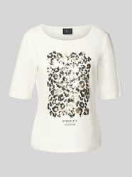 Regular fit T-shirt van puur katoen van s.Oliver BLACK LABEL - 19
