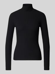 Slim fit turtleneck van katoenmix, model 'DRIZA' van HUGO - 9