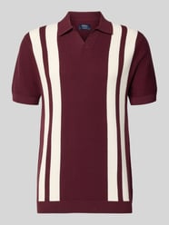 Koszulka polo w dzianinowym wyglądzie, krój regular fit od MCNEAL - 39