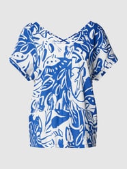 Blusenshirt mit Allover-Print von s.Oliver RED LABEL Blau - 19