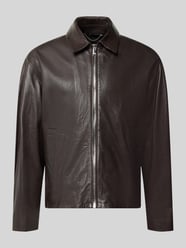 Regular Fit Jacke in Leder-Optik mit Umlegekragen von DRYKORN - 37