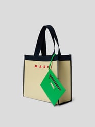 Tote Bag mit Label-Prints von Marni Beige - 13