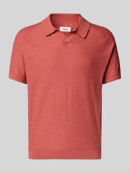Regular Fit Poloshirt mit Flammgarnstruktur von s.Oliver RED LABEL - 42