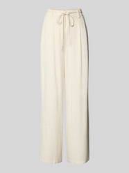 Hose aus Viskose-Leinen-Mix Modell 'Andriana' von Moves Beige - 36
