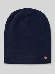 Czapka kaszmirowa z aplikacją z logo od Fraas - 10