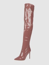 Overknees in Lack-Optik Modell 'Vava' von Steve Madden Rosa - 8