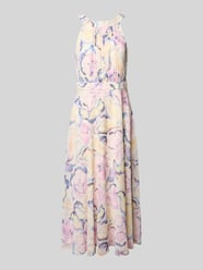 Midikleid mit floralem Allover-Print von Christian Berg Cocktail Pink - 36
