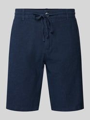 Bermudas mit seitlichen Eingrifftaschen und Bindegürtel von Lindbergh - 5