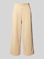 Wide Leg Stoffhose mit verkürztem Schnitt Modell 'Siham' von Soyaconcept Beige - 29
