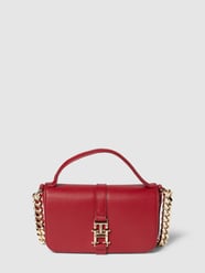 Torba na ramię z aplikacją z logo model ‘TH PLUSH CROSSOVER’ od Tommy Hilfiger Czerwony - 1