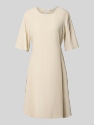 Flared Minikleid aus Lyocell-Leinen-Mix von Marc O'Polo Beige - 23
