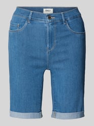 Slim Fit Jeansshorts mit fixiertem Umschlag Modell 'RAIN' von Only - 12