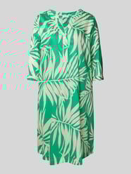 Knielanges Kleid mit Tunikakragen von Milano Italy - 7
