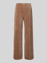 Wide Leg Hose mit Strukturmuster Modell 'ELAINE' von Raffaello Rossi Braun - 27